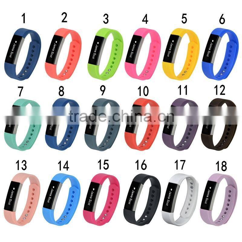 High Quality Silicone Bracelet For Fitbit Alta Band Wristband Strap Watch Replacement Accessories Fastener Strap
