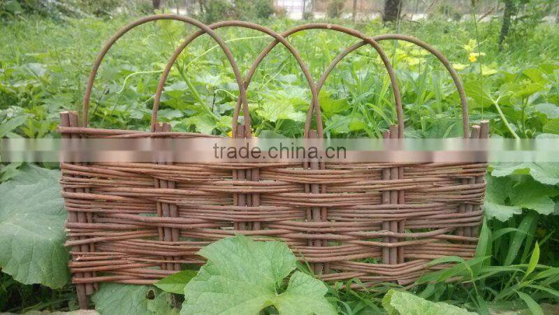 willow planter for garden