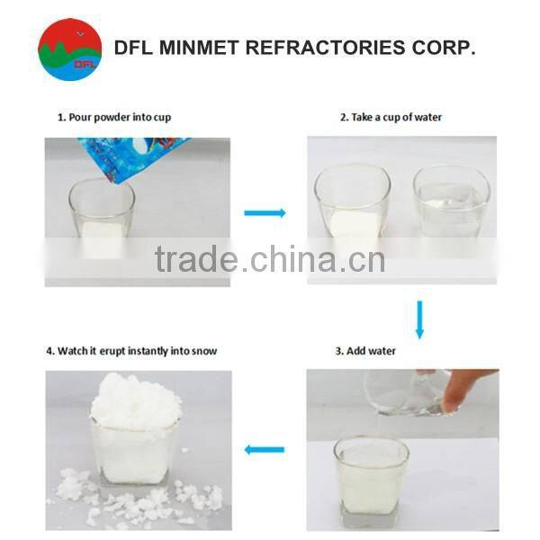 DIY Fake snow decoration