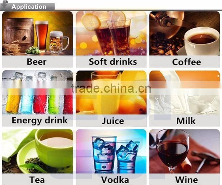 Aluminum 30ml bottle with food coating inside and customized logo