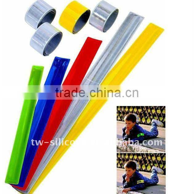 reflective pvc bracelet customized pvc band