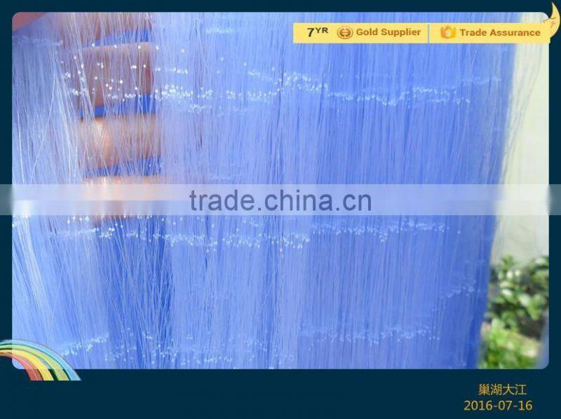 India Tight Knot Shinny 0.15mm Grey Fishing Net China Made