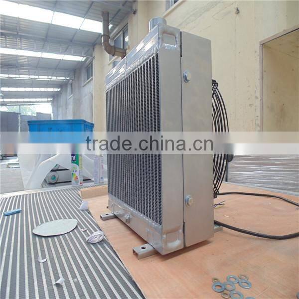 Customizable Aluminum Oil cooler Fan ,Plate Fin Type Heat Exchanger