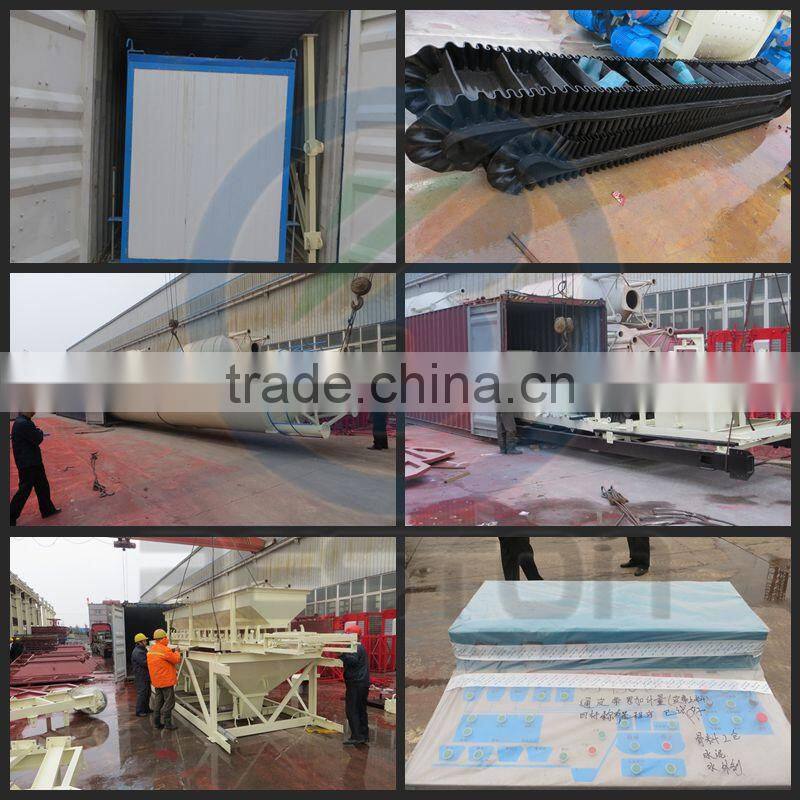 YHZS35 35m3/h Mini Mobile mixing plant for south africa