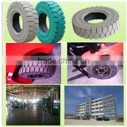 top quality electric forklift trucks spare parts, 18x7-8 non marking solid tires