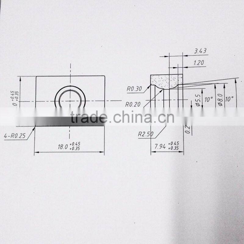 YG6 tungsten carbide insert blanks from chengdu manufacturers