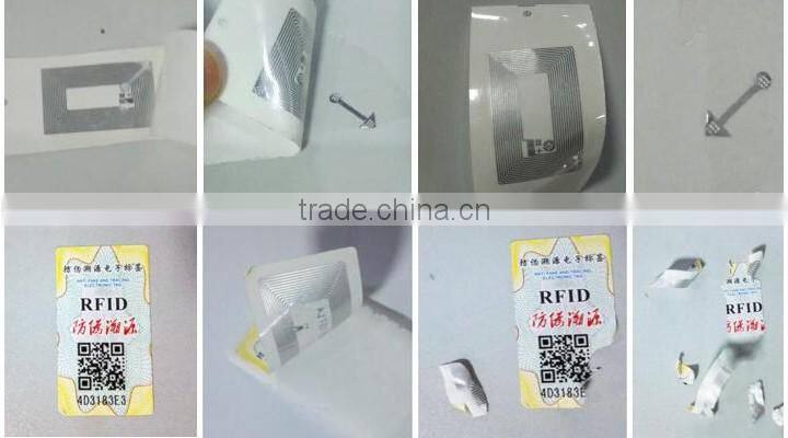 Customized NFC Barcode Printable Anti-Fake Sticker for Cosmetic Tracking