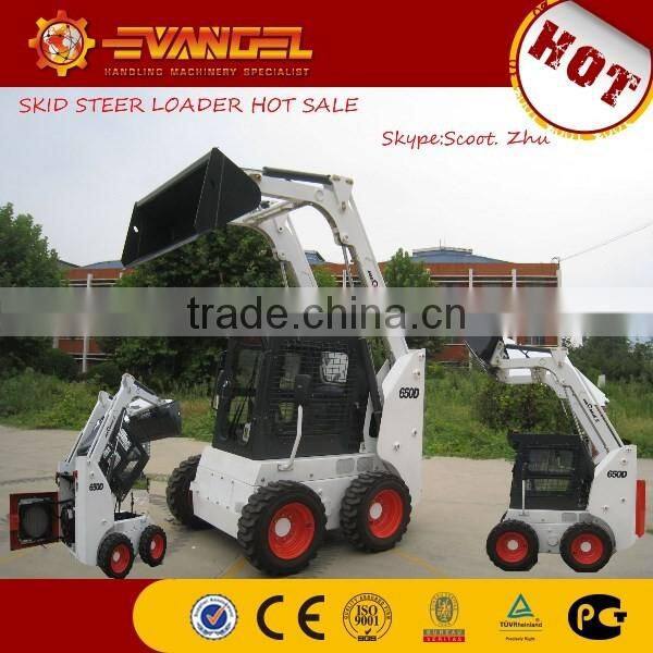 Wecan Mini Skid Steer Loader WT650D With Closed Cab