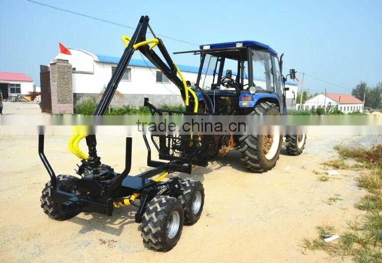 Best quality 3 ton tractor 3 point hitch log grapple with hydraulic operating