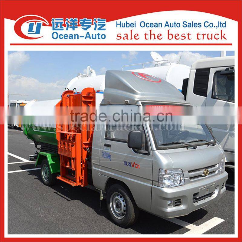 2015 new condition foton small garbage truck
