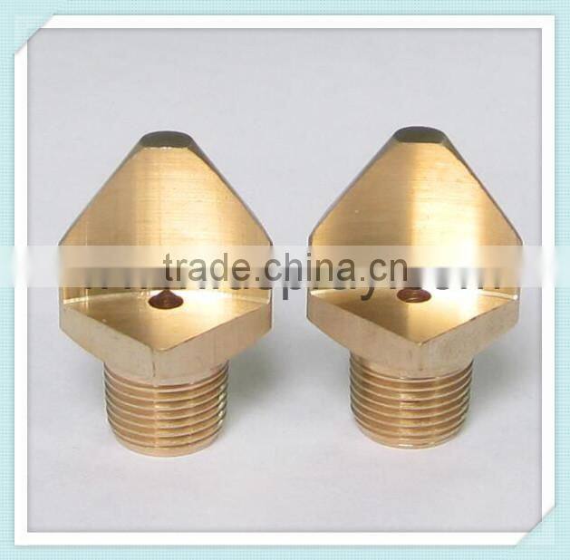 Stainless steel or brass or plastic water spray V jet nozzle
