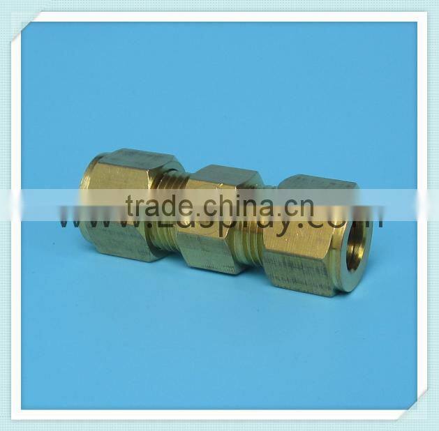 Thread through type of brass mist fog nozzle holder with one hole 10/24" or 3/16" size