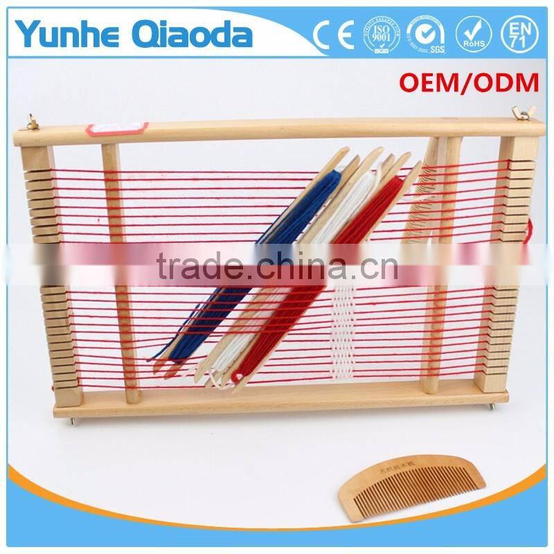 China factory customize ODM OEM knitting toy wooden weaving loom