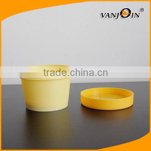 4 Ounce Orange Plastic Bottles Wide Mouth