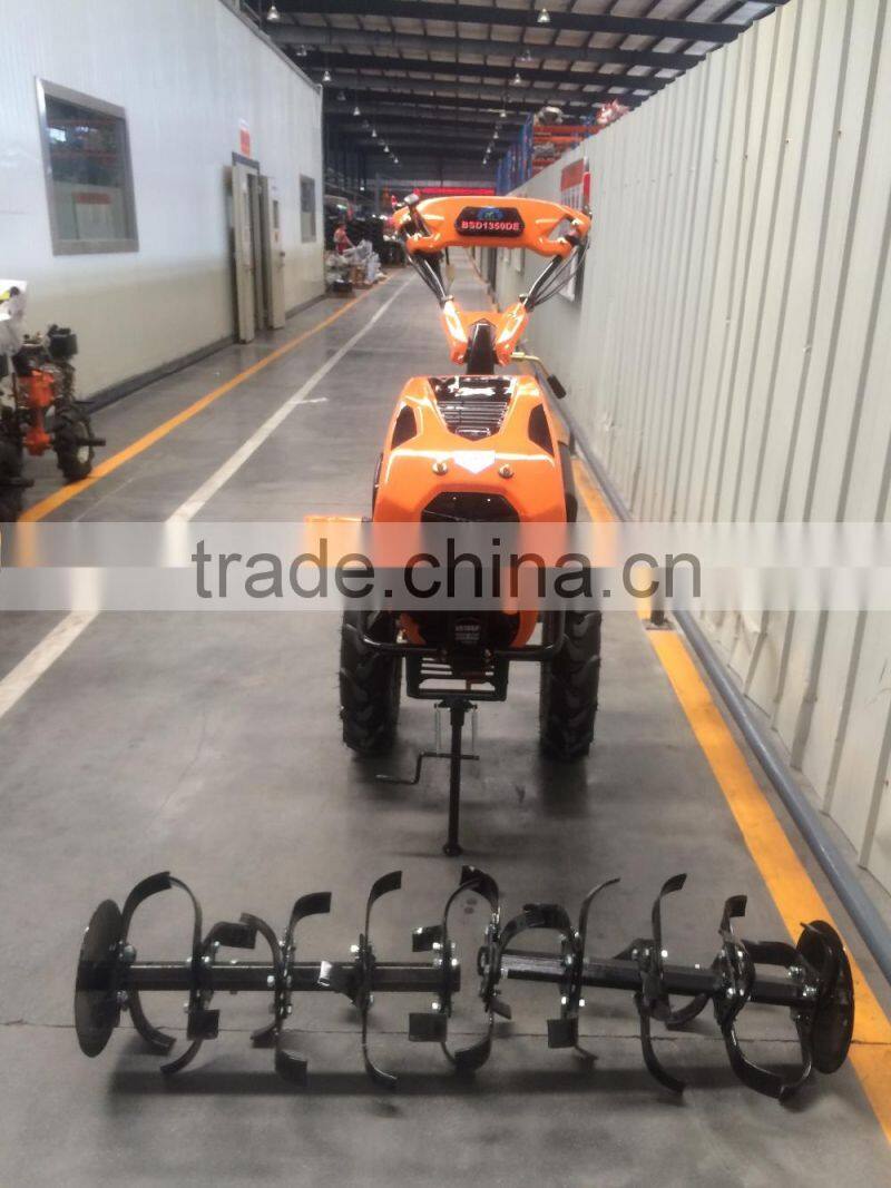 BSD1350DE Chongqing China Hot sale Italy 9hp rotary tiller price with ISO9001 CE