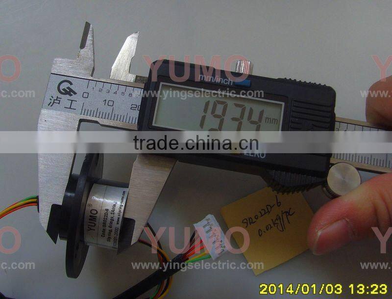 SR022D-6 capsule slip ring with terminal