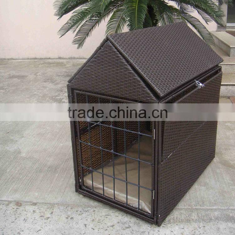 Best wicker & metal craft outdoor cat or dog using waterproof pet house