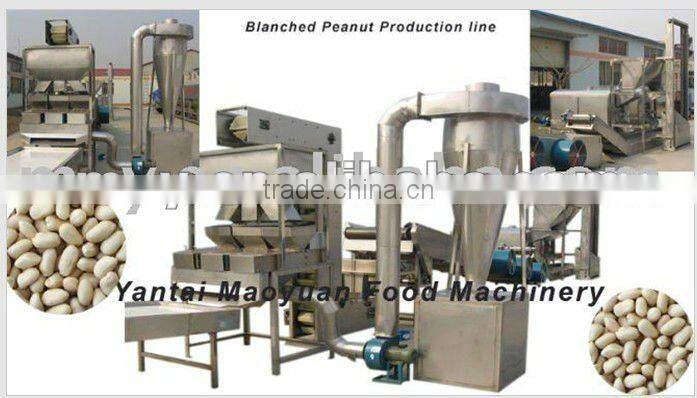 Blanched peanut processing line/peanut skin remover