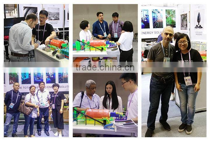 Thailand popular plastics waste to fuel oil pyrolysis machine