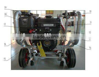 Firefighting Positive-pressure ventilating fan with USA Pericom company small gasoline engine
