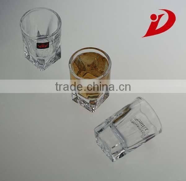 Promotional wholesale high quality clear mini wine glass cup/mini shot glass