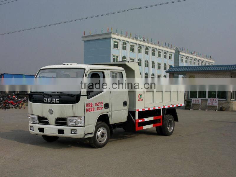 Dong Feng 3 tons dump truck, 3000 kg mini tipper truck, 3 m3 off road dump truck, 6 wheels mini tipper truck