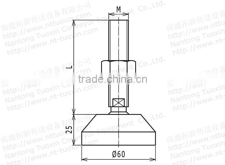TX-605 Articulated Adjustable Feet