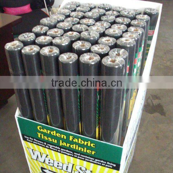 black plastic ground cover mesh