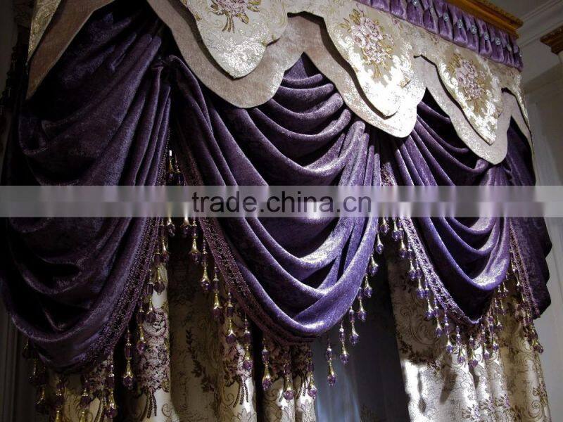 Italian Design Medusa Curtain/Luxury Home Decorative Curtain