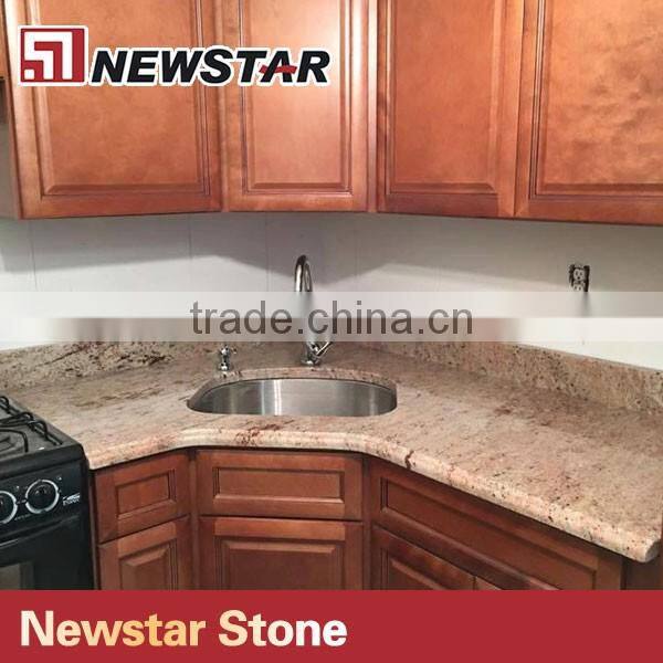 Newstar U shape beige butterfly granite countertop