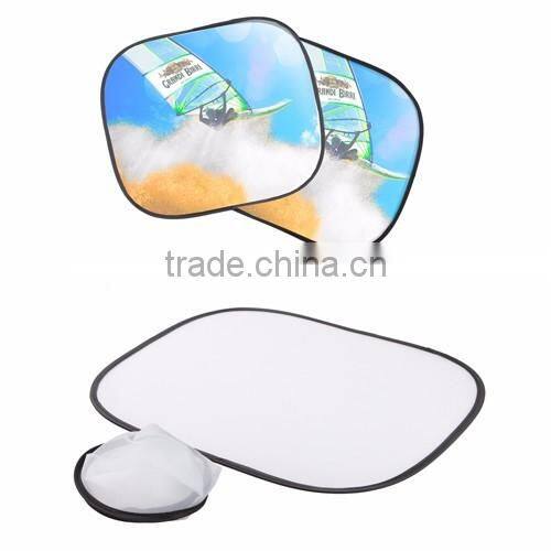 foldable oval car rear window sunshade