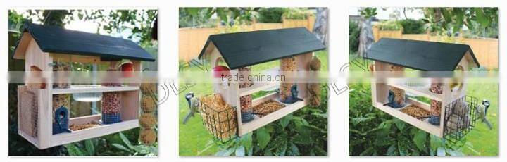 Outdoor Large Hanging Bird Feeder , Multifunction Bird Feeder Station