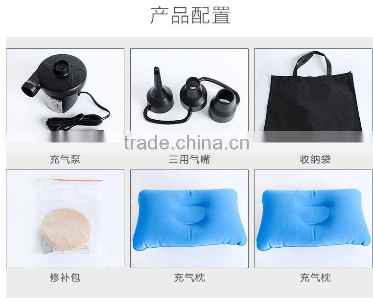 High Quality Car Inflatable Mattresses, Car Air Bed, Portable EN71 PVC Folding Outdoor Use Inflatable Air Bed