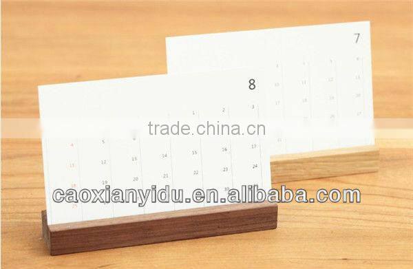 Pine Wooden Stationery Holder Creative Decoration on Desk Leaflets and Handouts Holder