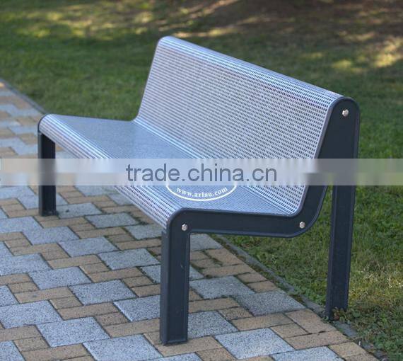 Arlau Outdoor Metal Bench Set,Metal Outdoor Chair,Metal Garden Bench Outdoor