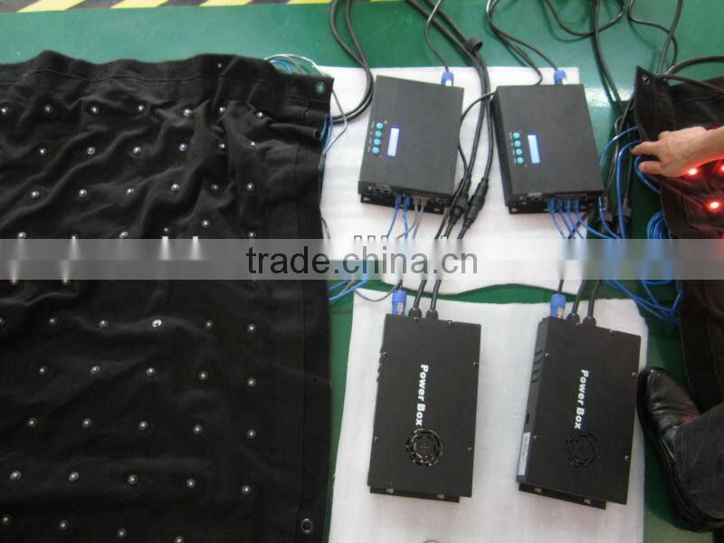 dmx starry deco soft led video led curtain light