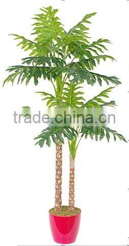 indoor Home garden decorative 100cm to 300cm Height make artificial green Philodendr live bonsai tree EXLYPZ06 0503