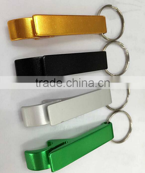 Stainless steel Bottle Opener keychain with logo for beer