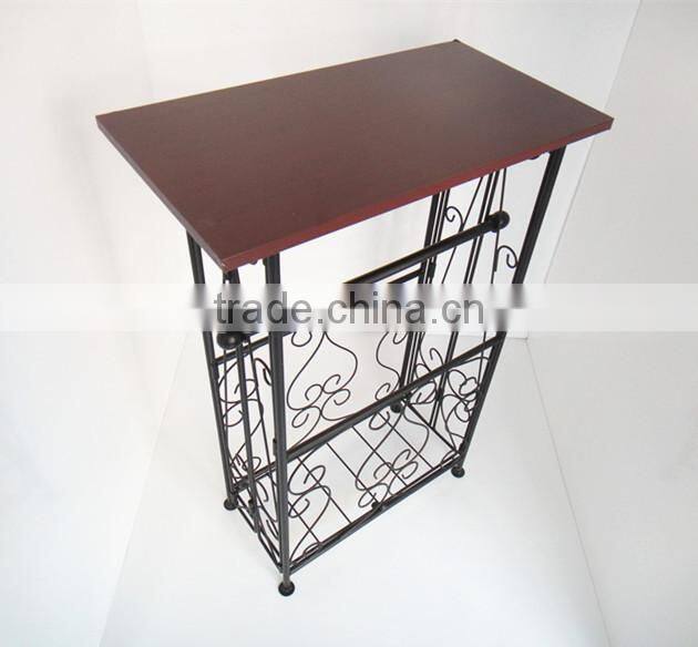 Metal frame Iron Brace French Style Kitchen Bathroom Side Table