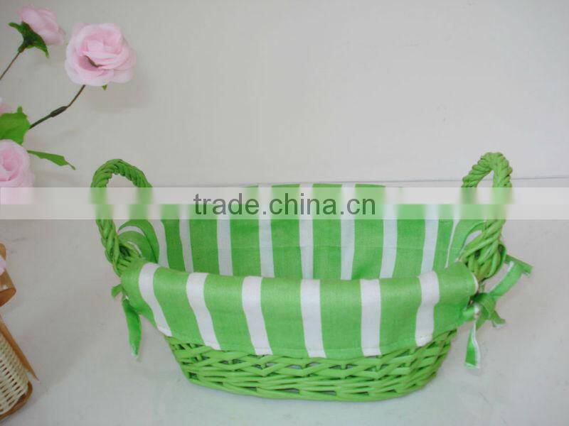 high quality hande made wicker bread basket