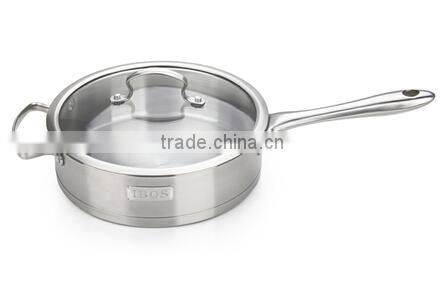 3 pcs stainless steel fry pan/frying pan set