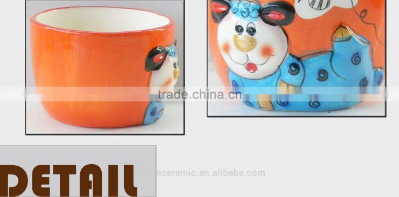 newly design ceramic Sheep bowl