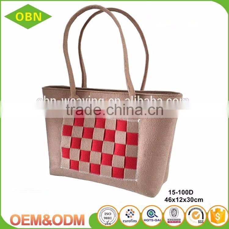 Wholesale China direct sale promotional custom striped paper straw tote beach bag