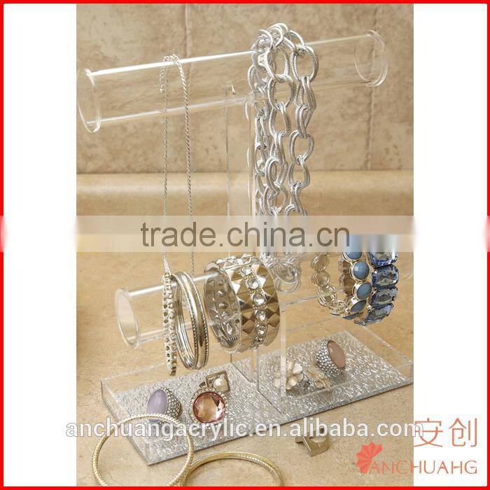 Deluxe 7-drawer Clear Acrylic Jewelry Organizer Necklace Keeper