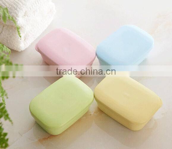 Rectangular soap box with draining tray/plastic soap tray /plastic soap box