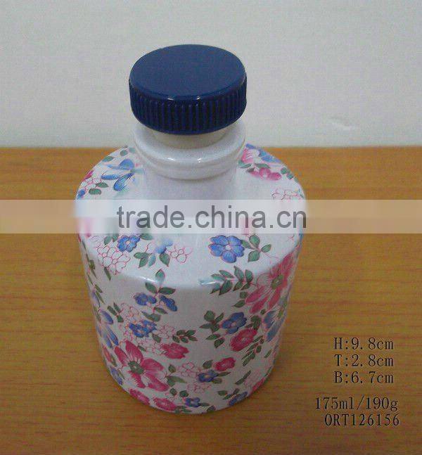 clear fragrance bottle