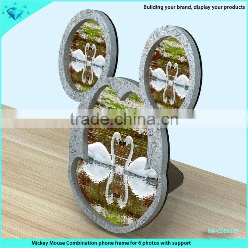 hot sale specialty leaf acrylic wall clock