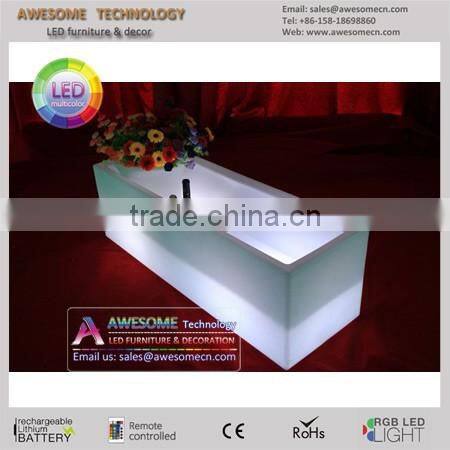 Tall tapered round led planter pot led vase(48*48*96cm)