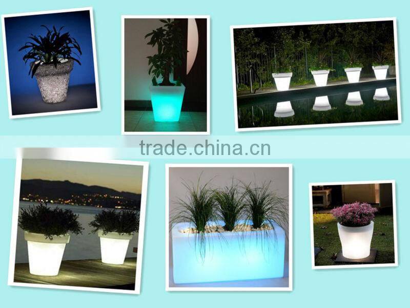 Light up planter pot,led flower vase pot YM-LFP35554