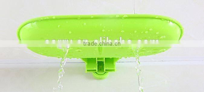 Vacuum suction cup kitchen and bathroom plastic shelf/holder/soap frame